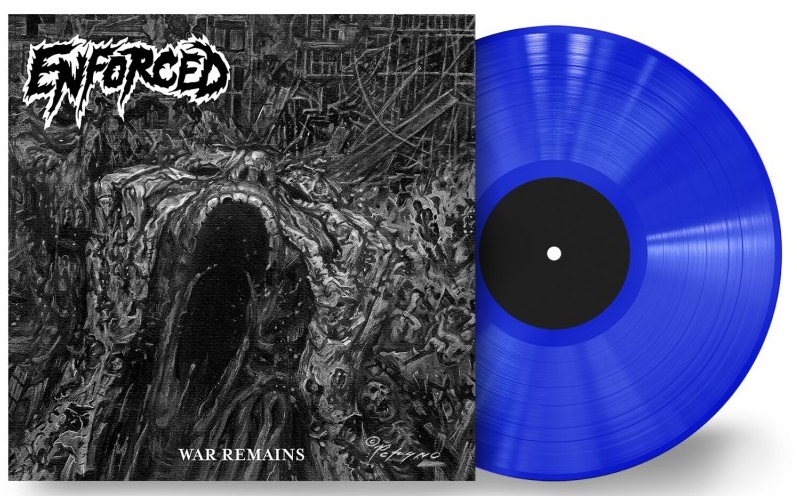 Enforced - 'War Remains' Ltd Ed. 180gm Blue vinyl (only 800 worldwide).